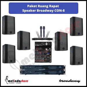 Paket Sound System Ruang Rapat Speaker Broadway CON-8 | 6 Speaker
